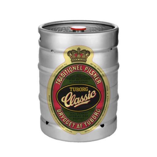 Fadøl fustage 25 liter Tuborg classic til fadølsanlæg
