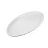 Hvidt porcelænsfade L40xB20 cm