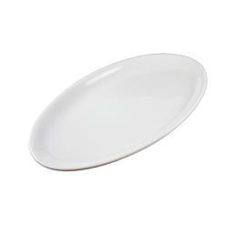 Hvidt porcelænsfade L40xB20 cm