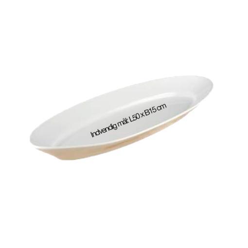 Lej hvide porcelænsfade til din buffet.