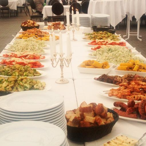 Lej fade og skåle til buffet