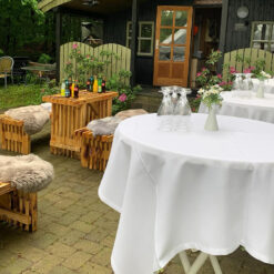 Stofdug til cafebord