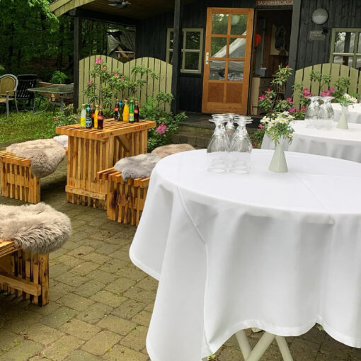 Stofdug til cafebord