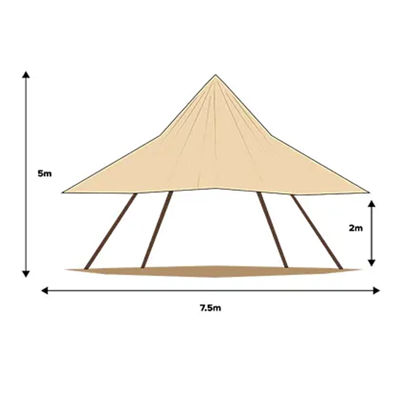 Lej Luksus Tipitelt Little Hat hos VIP Teltudlejning i Ringsted