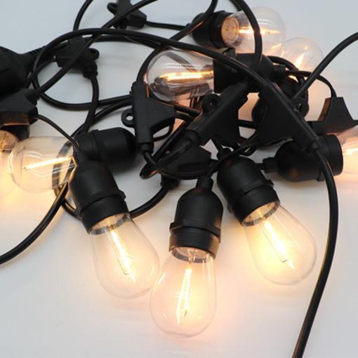 Lyskæde String Light 10 meter klar pære