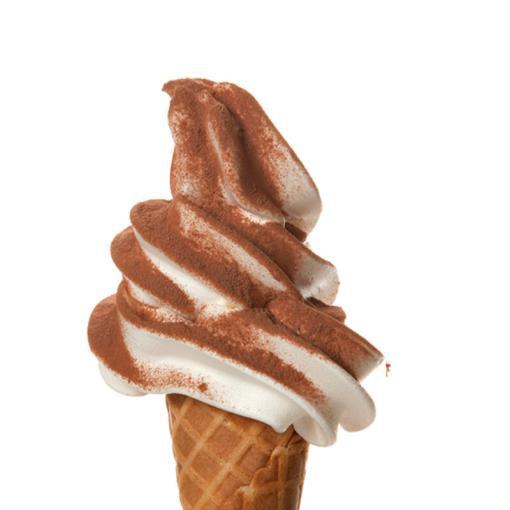Softice drys fin chokolade