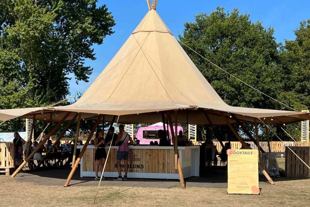 tipitelt til festival