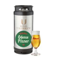 Albani Odense Pilsner 20 L Fustage Fadøl - Køb hos VIP Teltudlejning