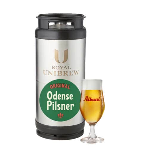 Albani Odense Pilsner 20 L Fustage Fadøl - Køb hos VIP Teltudlejning