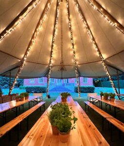 Lej tipi telt til fest hos VIP Teltudlejning i Ringsted