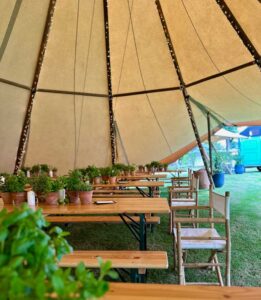 Lej tipi telt til fest hos VIP Teltudlejning i Ringsted